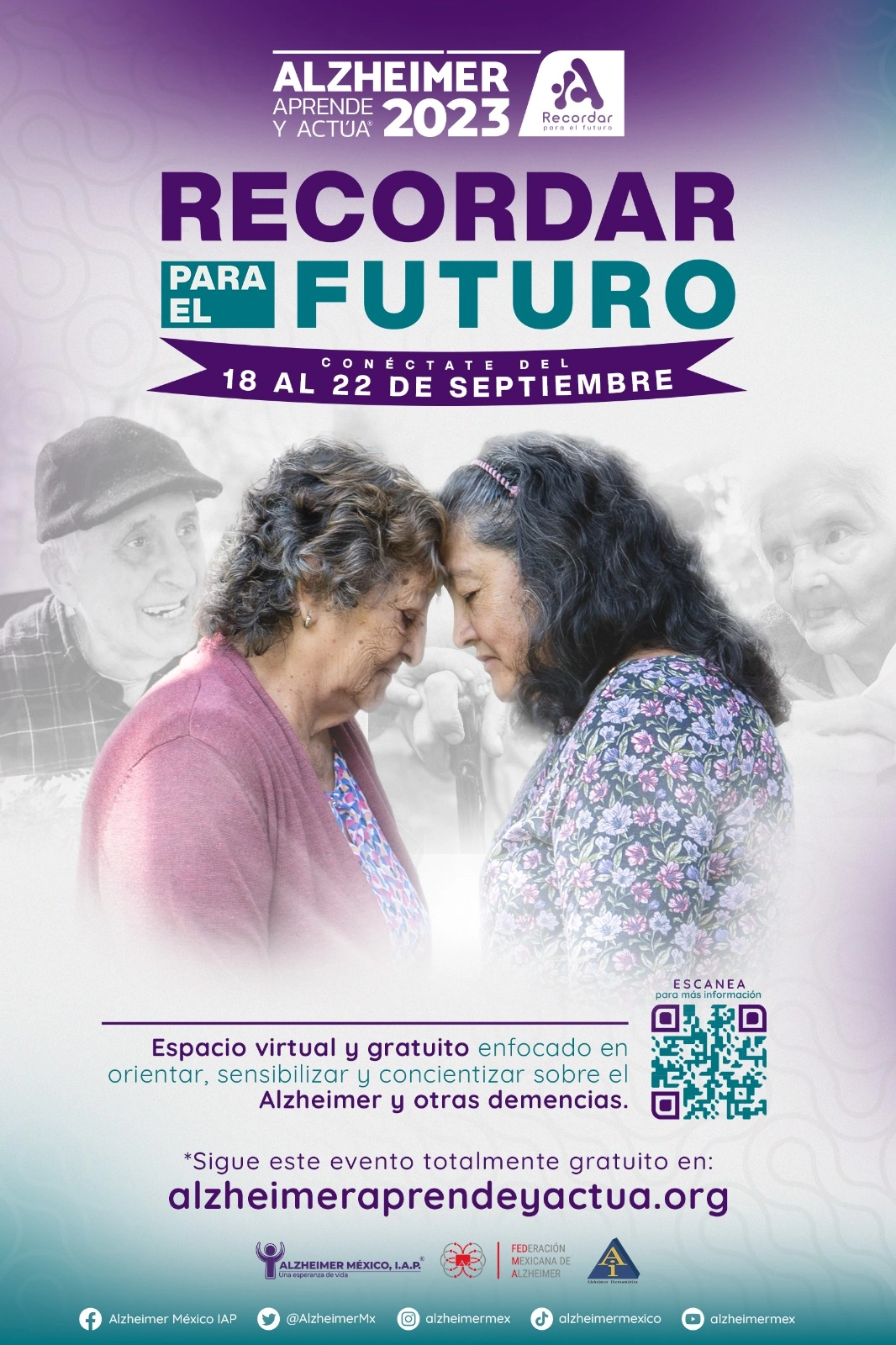 Cartel Alzheimer Aprende y Actúa 2023